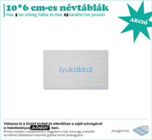 Kép betöltése a galériamegjelenítőbe: Lyukakkal ezüst tábla