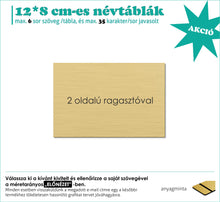 Kép betöltése a galériamegjelenítőbe: Névtábla (rézhatású arany, gravírozott)