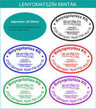 Kép betöltése a galériamegjelenítőbe: Trodat lenyomatgumi ovál,- és körbélyegzőhöz