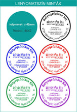 Kép betöltése a galériamegjelenítőbe: Trodat lenyomatgumi ovál,- és körbélyegzőhöz