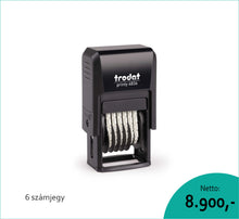 Kép betöltése a galériamegjelenítőbe: TRODAT printy 4.0 4836 számozó bélyegző kompletten (előrefizetéssel ingyenes kiszállítás)