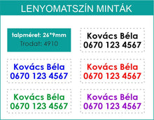 Kép betöltése a galériamegjelenítőbe: Max. 2 rövid soros Trodat 4910 bélyegző KOMPLETTEN