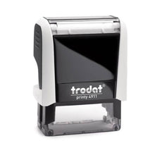 Kép betöltése a galériamegjelenítőbe: Max. 4 soros Trodat 4911 cégbélyegző KOMPLETTEN