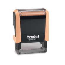 Kép betöltése a galériamegjelenítőbe: Max. 4 soros Trodat 4911 cégbélyegző KOMPLETTEN