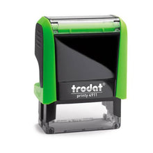 Kép betöltése a galériamegjelenítőbe: Max. 4 soros Trodat 4911 cégbélyegző KOMPLETTEN