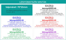 Kép betöltése a galériamegjelenítőbe: Lenyomatgumi cégbélyegzőhöz