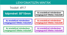 Kép betöltése a galériamegjelenítőbe: Max. 2 soros Trodat 4917 bélyegző KOMPLETTEN