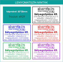 Kép betöltése a galériamegjelenítőbe: Trodat lenyomatgumi szövegbélyegzőhöz