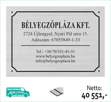 Kép betöltése a galériamegjelenítőbe: Bélyegző pláza
