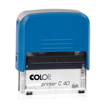 Kép betöltése a galériamegjelenítőbe: Max. 6 soros COLOP Printer C40 bélyegző KOMPLETTEN
