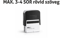 Kép betöltése a galériamegjelenítőbe: Max. 4 soros COLOP Printer C20 bélyegző KOMPLETTEN