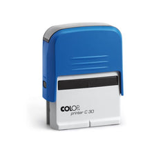 Kép betöltése a galériamegjelenítőbe: Max. 5 soros COLOP Printer C30 bélyegző KOMPLETTEN
