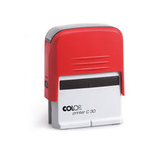 Kép betöltése a galériamegjelenítőbe: Max. 5 soros COLOP Printer C30 bélyegző KOMPLETTEN