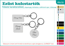 Kép betöltése a galériamegjelenítőbe: Gravírozott kulcstartó kompletten