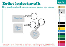 Kép betöltése a galériamegjelenítőbe: Gravírozott kulcstartó kompletten