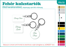Kép betöltése a galériamegjelenítőbe: Gravírozott kulcstartó kompletten