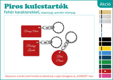 Kép betöltése a galériamegjelenítőbe: Gravírozott kulcstartó kompletten