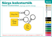 Kép betöltése a galériamegjelenítőbe: Gravírozott kulcstartó kompletten