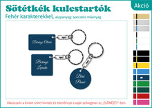 Kép betöltése a galériamegjelenítőbe: Gravírozott kulcstartó kompletten