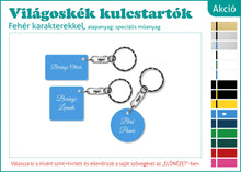 Kép betöltése a galériamegjelenítőbe: Gravírozott kulcstartó kompletten