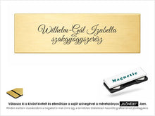 Kép betöltése a galériamegjelenítőbe: Kitűző névtáblák mágnessel