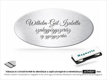 Kép betöltése a galériamegjelenítőbe: Kitűző névtáblák mágnessel