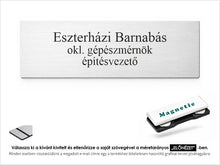 Kép betöltése a galériamegjelenítőbe: Kitűző névtáblák mágnessel