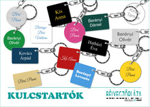 Kép betöltése a galériamegjelenítőbe: Gravírozott kulcstartó kompletten