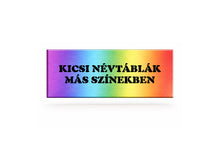 Kép betöltése a galériamegjelenítőbe: Színes névtábla kicsi (1-2 soros színes, gravírozott)