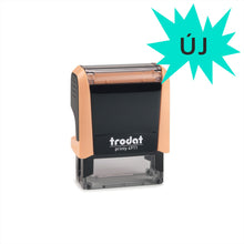 Kép betöltése a galériamegjelenítőbe: max. 4 soros trodat 4911 cégbélyegző kompletten pasztell orange