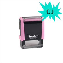 Kép betöltése a galériamegjelenítőbe: max. 4 soros trodat 4911 cégbélyegző kompletten pasztell pink