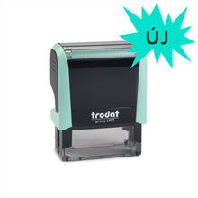 Kép betöltése a galériamegjelenítőbe: Max. 5 soros Trodat 4912 cégbélyegző KOMPLETTEN