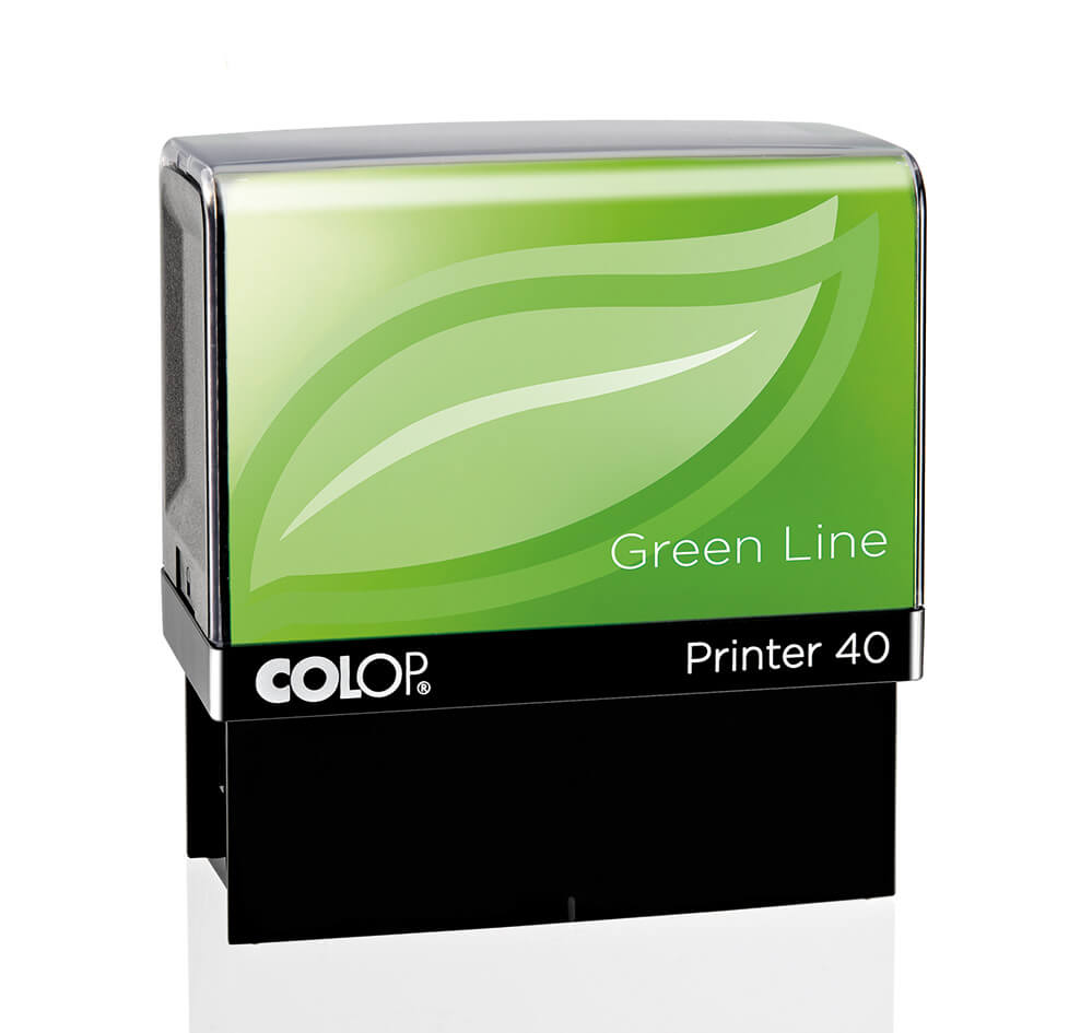 Max. 6 soros COLOP Printer IQ40 Green Line bélyegző KOMPLETTEN