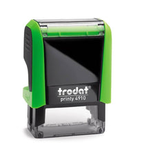 Kép betöltése a galériamegjelenítőbe: Max. 2 rövid soros Trodat 4910 bélyegző KOMPLETTEN