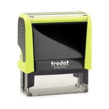 Kép betöltése a galériamegjelenítőbe: max. 6 soros trodat 4913 cégbélyegző akár logoval kompletten neonsárga