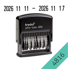 Kép betöltése a galériamegjelenítőbe: Trodat printy 4816 ISO dátumbélyegző (előrefizetéssel ingyenes kiszállítás)