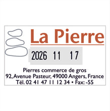 Kép betöltése a galériamegjelenítőbe: TRODAT Professional 5460 fémvázas dátumozó bélyegző kompletten (56*33mm)