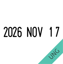 Kép betöltése a galériamegjelenítőbe: Trodat printy 4817 UNG dátumbélyegző 12 FIX SZÓ + DÁTUM (előrefizetéssel ingyenes kiszállítás)