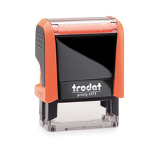 Kép betöltése a galériamegjelenítőbe: Max. 4 soros Trodat 4911 cégbélyegző KOMPLETTEN
