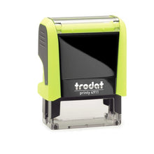 Kép betöltése a galériamegjelenítőbe: Max. 4 soros Trodat 4911 cégbélyegző KOMPLETTEN
