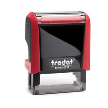 Kép betöltése a galériamegjelenítőbe: Max. 4 soros Trodat 4911 cégbélyegző KOMPLETTEN
