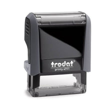 Kép betöltése a galériamegjelenítőbe: Max. 4 soros Trodat 4911 cégbélyegző KOMPLETTEN
