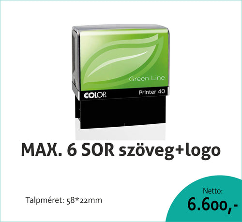 6 soros Colop printer 40