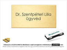 Kép betöltése a galériamegjelenítőbe: Kitűző névtáblák mágnessel
