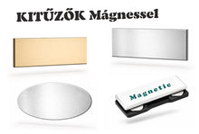 Kép betöltése a galériamegjelenítőbe: Kitűző névtáblák mágnessel
