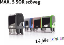 Kép betöltése a galériamegjelenítőbe: Max. 5 soros Trodat 4912 cégbélyegző KOMPLETTEN
