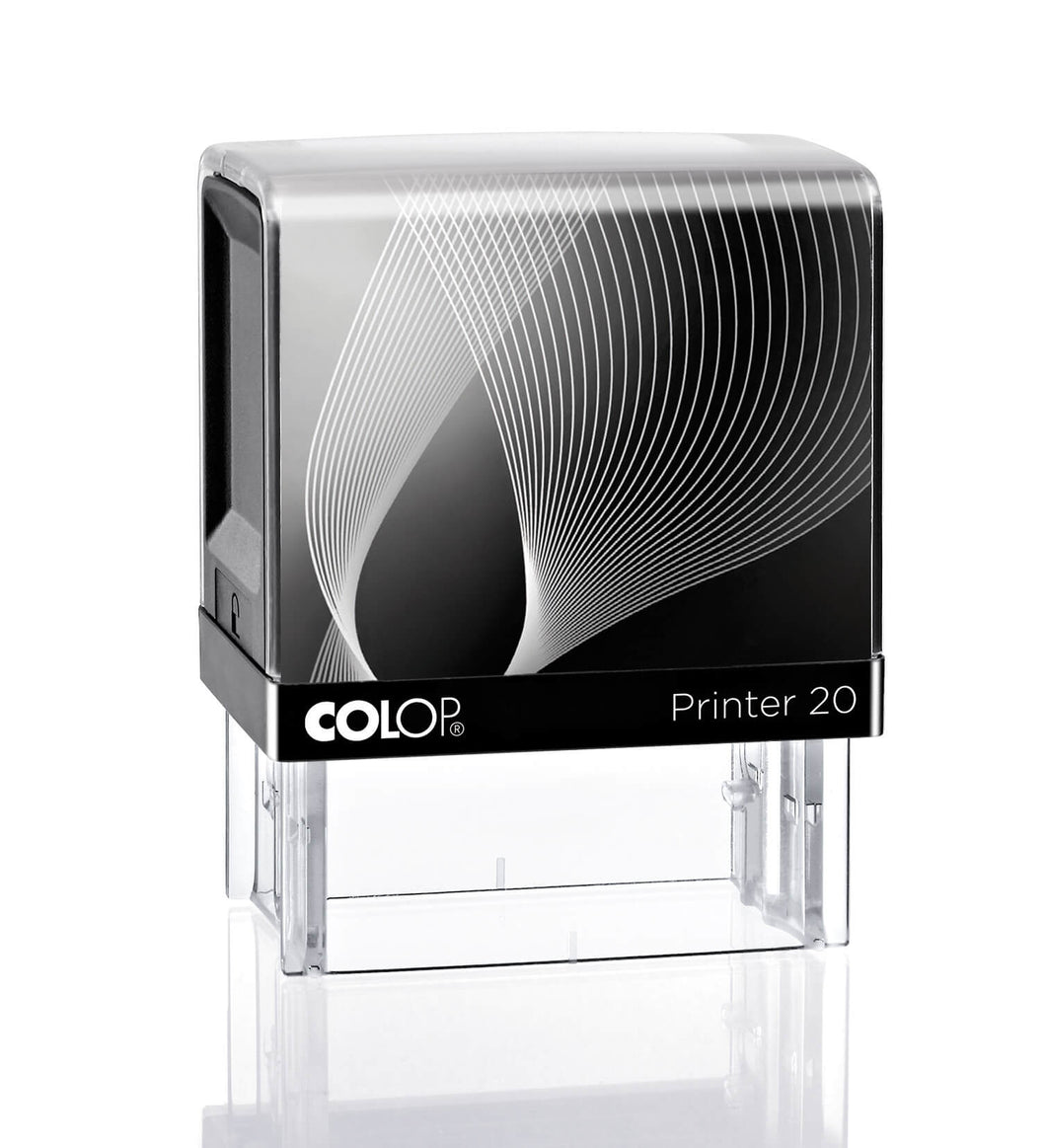 Max. 4 soros COLOP Printer IQ20 bélyegző KOMPLETTEN, (előrefizetéssel ingyenes szállítás)