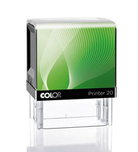 Kép betöltése a galériamegjelenítőbe: Max. 4 soros COLOP Printer IQ20 bélyegző KOMPLETTEN, (előrefizetéssel ingyenes szállítás)
