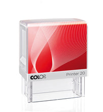 Kép betöltése a galériamegjelenítőbe: Max. 4 soros COLOP Printer IQ20 bélyegző KOMPLETTEN, (előrefizetéssel ingyenes szállítás)
