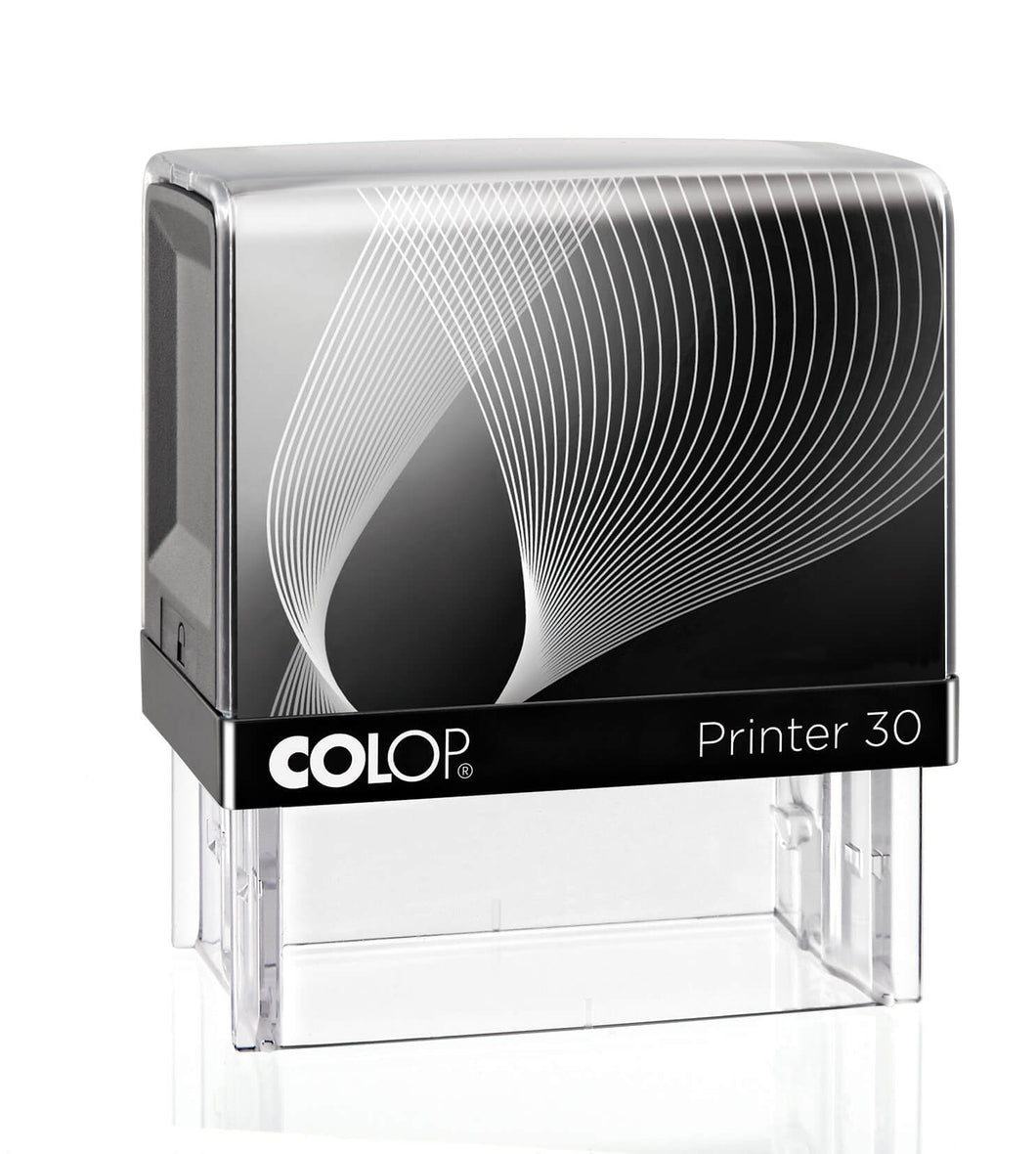 Max. 5 soros COLOP Printer IQ30 bélyegző KOMPLETTEN (előrefizetéssel ingyenes szállítás)